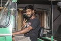 COLOMBO, SRI LANKA Ã¢â¬â February 10th, 2017 : young, handsome Tuktuk driver